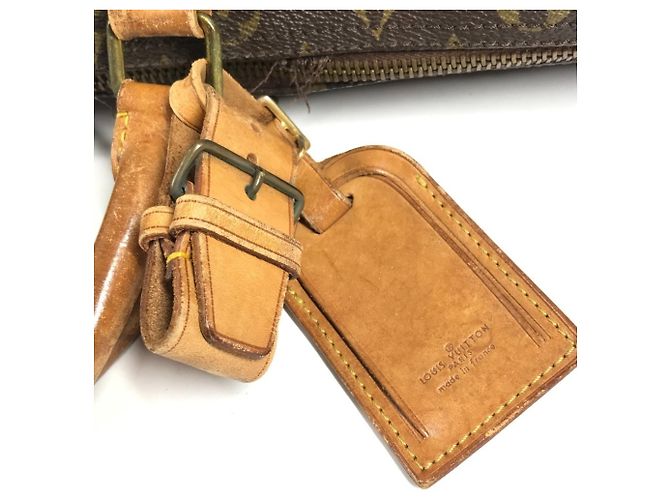 Borsa da viaggio Louis Vuitton Monogram Keepall 50 Marrone - vista 4
