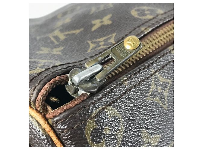 Borsa da viaggio Louis Vuitton Monogram Keepall 50 Marrone - vista 6