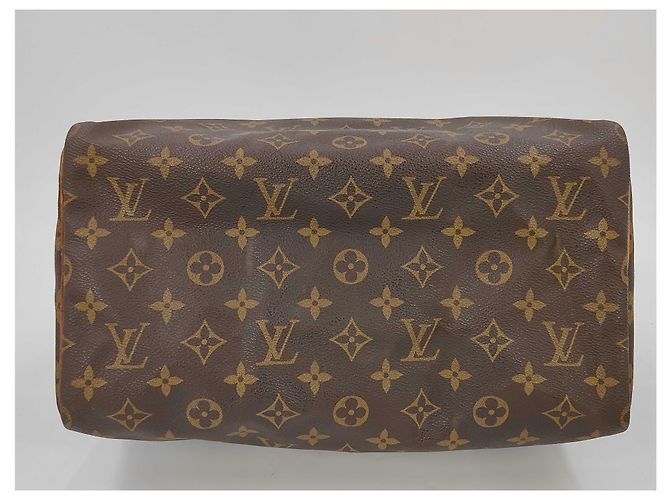 Bolso Louis Vuitton Speedy Monogram Canvas 30 Castaño - vista 4