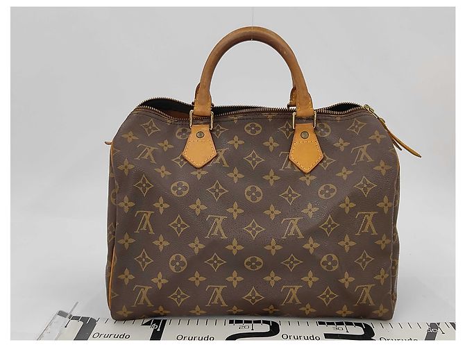 Bolso Louis Vuitton Speedy Monogram Canvas 30 Castaño - vista 6