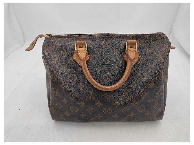 Borsa Louis Vuitton Speedy Monogram Canvas 30 Marrone - vista 2