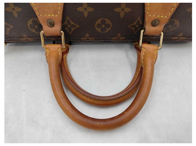 Borsa Louis Vuitton Speedy Monogram Canvas 30 Marrone - vista 5