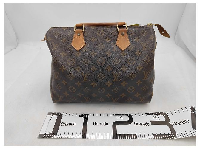 Borsa Louis Vuitton Speedy Monogram Canvas 30 Marrone - vista 6