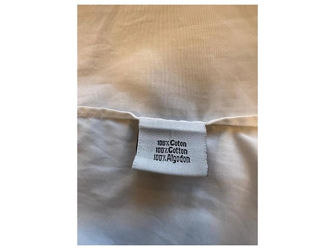 Autre Marque Camisa de algodón ECAILLE 3 blanca mangas contrastadas Negro Blanco - vista 9