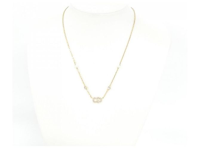 Collana Christian Dior Claire Di Lune Bianco - vista 5