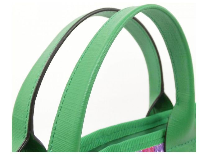 Borsa Gucci Children's 605831 Fabyx Verde Porpora - vista 8