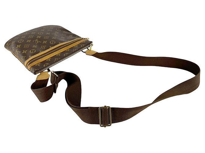 Borsa a tracolla Louis Vuitton Monogram Pochette Marrone Monogramma - vista 10