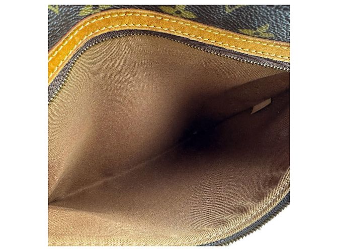 Borsa a tracolla Louis Vuitton Monogram Pochette Marrone Monogramma - vista 11