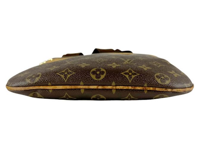 Borsa a tracolla Louis Vuitton Monogram Pochette Marrone Monogramma - vista 4