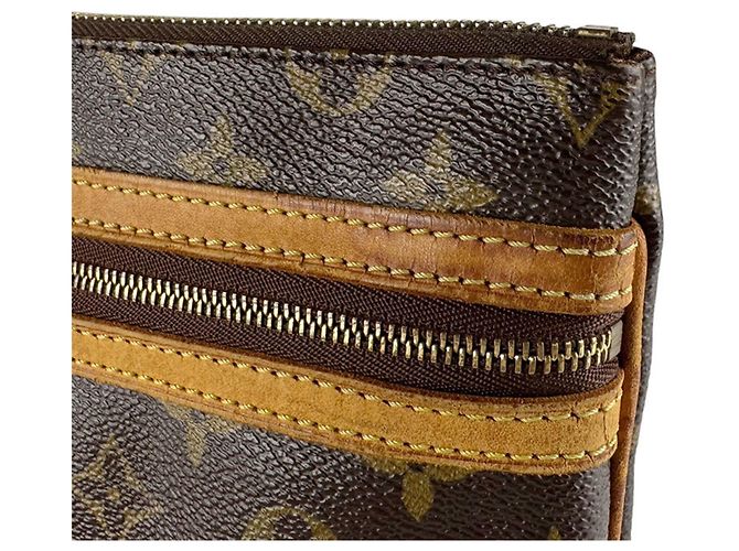 Borsa a tracolla Louis Vuitton Monogram Pochette Marrone Monogramma - vista 7