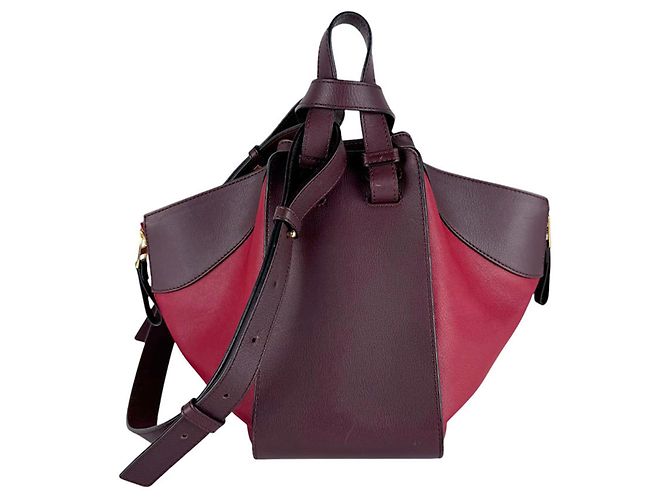 Loewe Hammock Schultertasche Rot Bordeaux - Ansicht 3