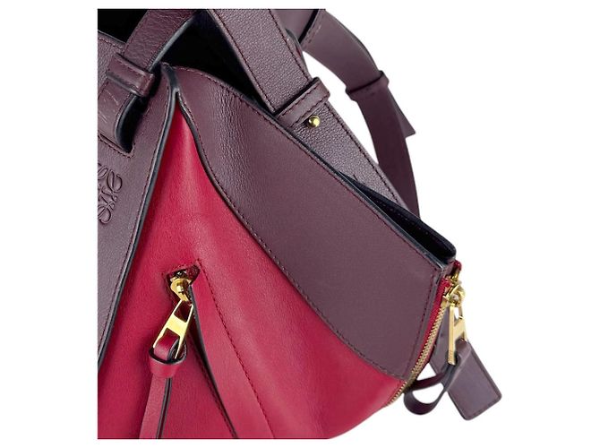 Loewe Hammock Schultertasche Rot Bordeaux - Ansicht 5