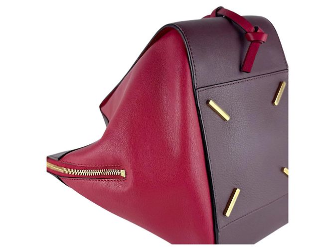 Loewe Hammock Schultertasche Rot Bordeaux - Ansicht 8
