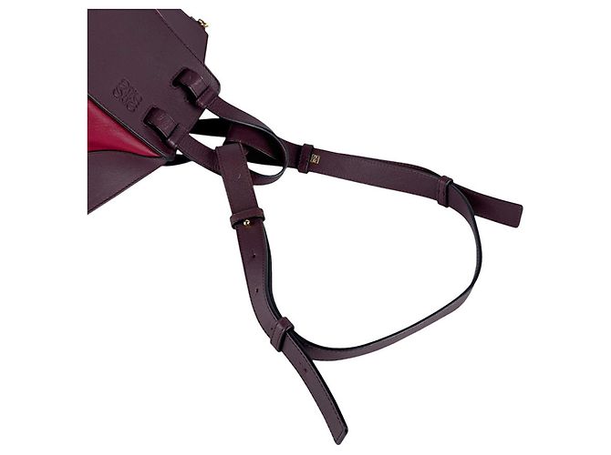 Loewe Hammock Schultertasche Rot Bordeaux - Ansicht 9