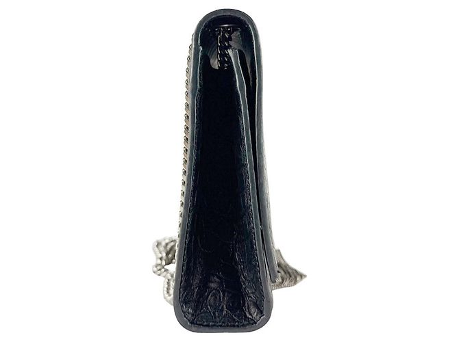 Bolsa de ombro Kate da Saint Laurent em couro com relevo Preto - vista 2