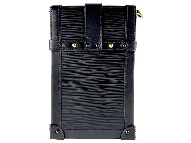 Borsa a tracolla in pelle Epi Louis Vuitton Nero - vista 3