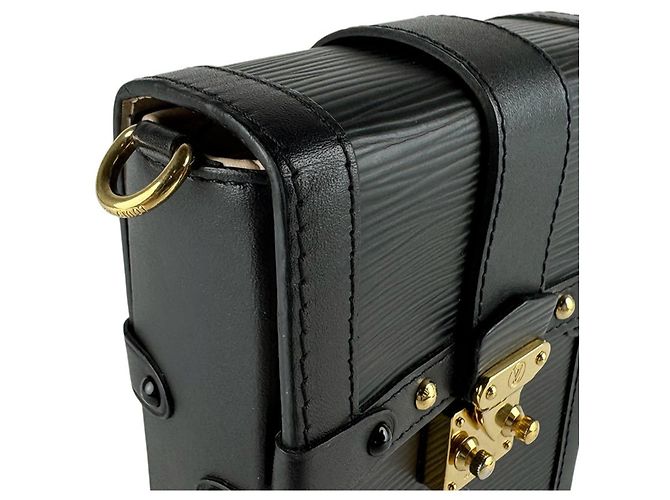 Borsa a tracolla in pelle Epi Louis Vuitton Nero - vista 6