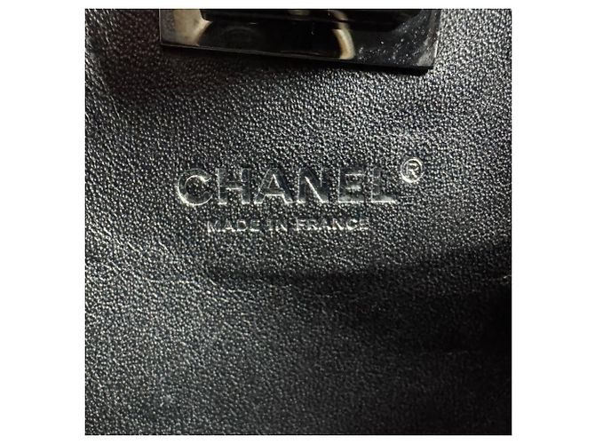 Borsa Chanel 2.55 in vernice nera Nero - vista 14
