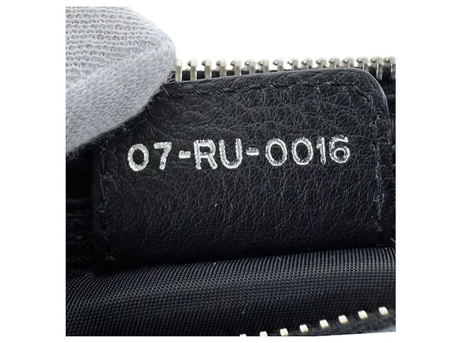 Borsa a tracolla in tela di nylon nero Christian Dior - vista 12
