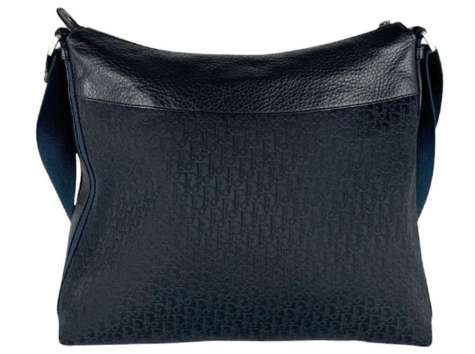 Borsa a tracolla in tela di nylon nero Christian Dior - vista 3