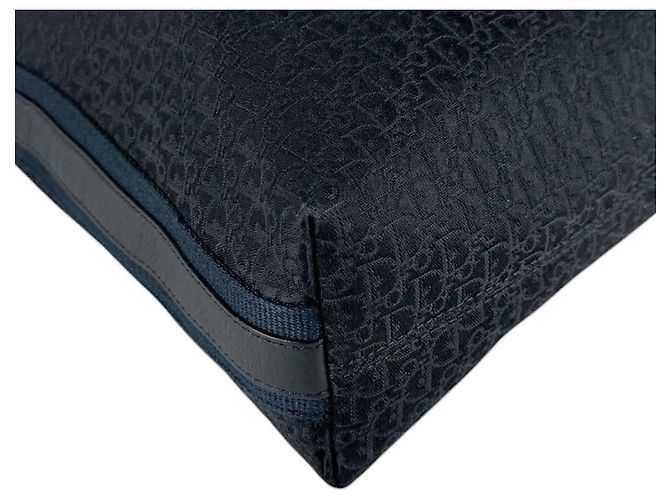 Borsa a tracolla in tela di nylon nero Christian Dior - vista 8