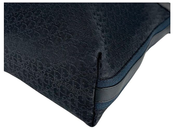 Borsa a tracolla in tela di nylon nero Christian Dior - vista 9