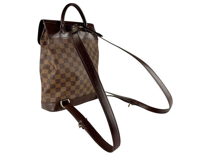 Zaino Louis Vuitton Damier Soho Damier ebene - vista 10