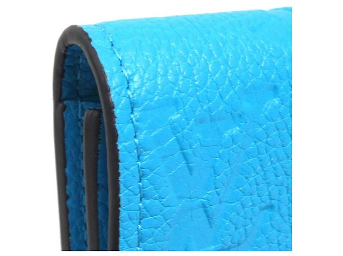 Monedero Louis Vuitton Monogram Empreinte Turquesa - vista 10