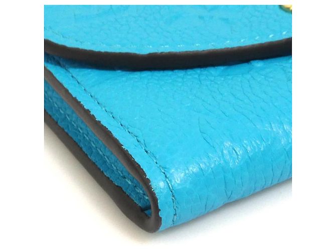 Monedero Louis Vuitton Monogram Empreinte Turquesa - vista 11