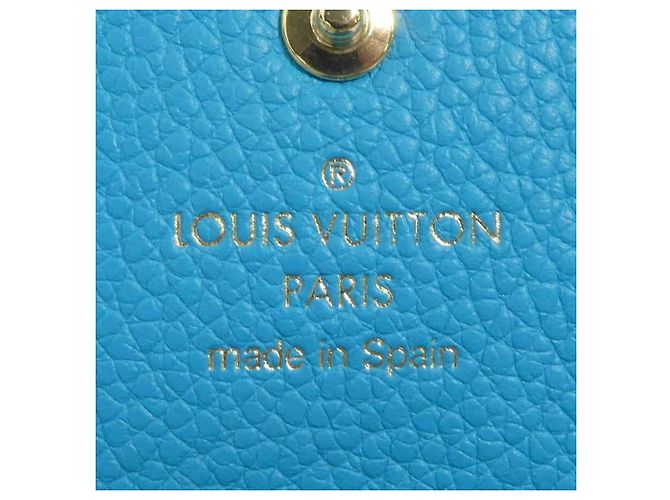Monedero Louis Vuitton Monogram Empreinte Turquesa - vista 12