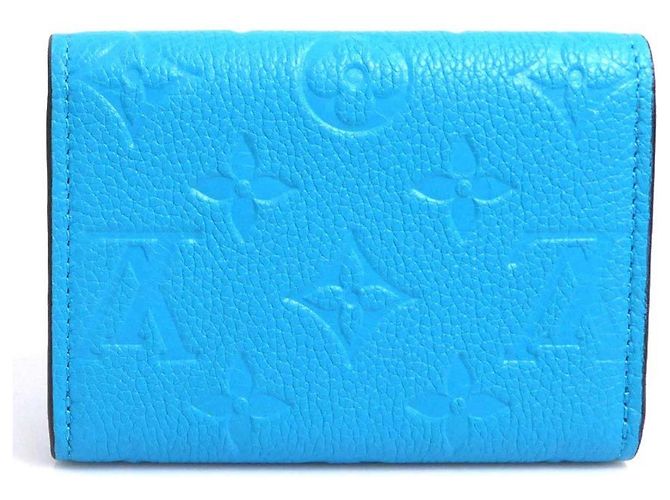 Monedero Louis Vuitton Monogram Empreinte Turquesa - vista 2