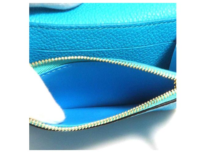Monedero Louis Vuitton Monogram Empreinte Turquesa - vista 7