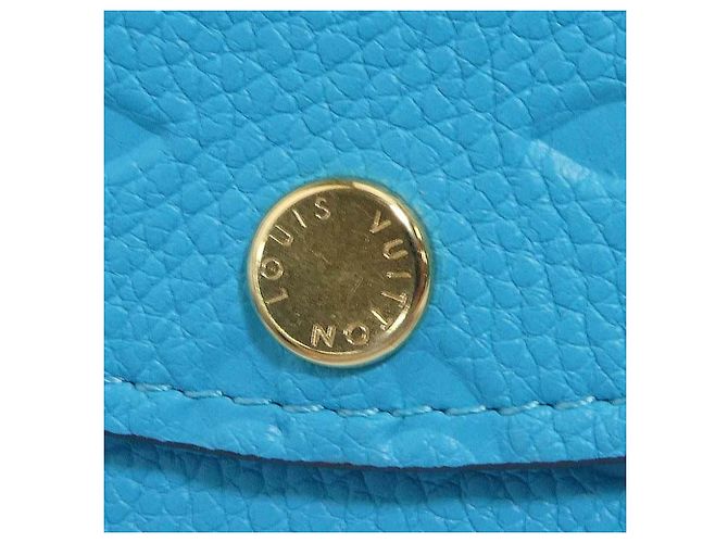 Monedero Louis Vuitton Monogram Empreinte Turquesa - vista 9