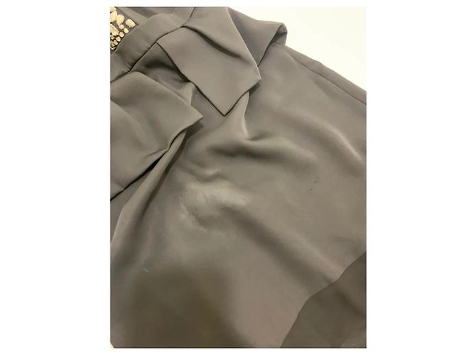 Bcbg Max Azria BCBGMAXAZRIA schwarzes Maxikleid mit Kristallen - Ansicht 6