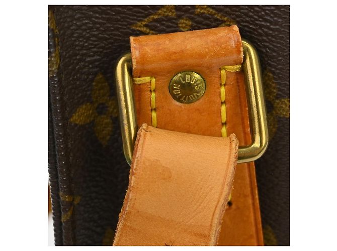 Borsa Louis Vuitton Cartouchiere Monogram Canvas GM Marrone - vista 6