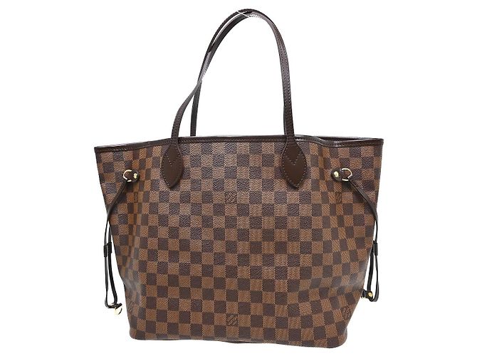 Cabas Louis Vuitton Neverfull Damier MM Marron - vue 2