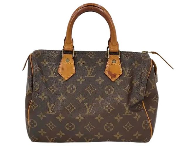 Borsa Louis Vuitton Speedy Monogram Canvas 25 Marrone - vista 2