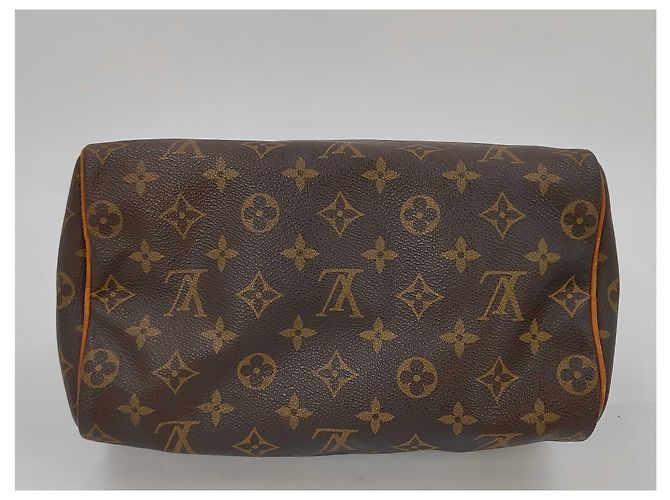 Borsa Louis Vuitton Speedy Monogram Canvas 25 Marrone - vista 4