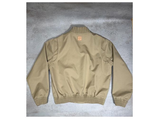 Louis Vuitton Giacca Baseball Taupe FW24 Beige - vista 2