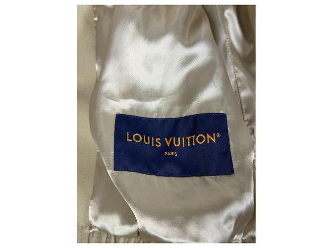 Louis Vuitton Giacca Baseball Taupe FW24 Beige - vista 7