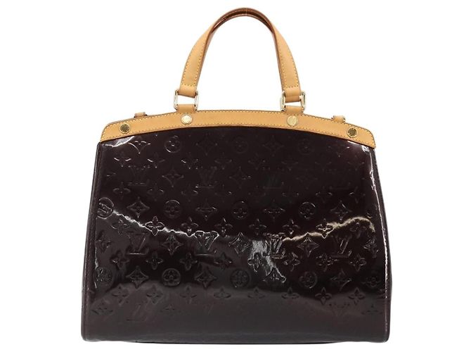 Louis Vuitton Blair Monogram vernis GM Porpora - vista 3
