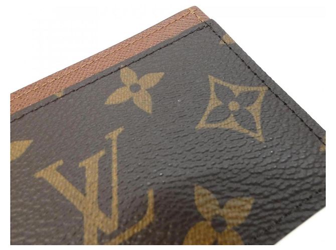 Tarjetero Monogram Louis Vuitton Castaño - vista 2