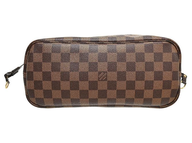 Tote Louis Vuitton Neverfull Damier PM Marrone - vista 3