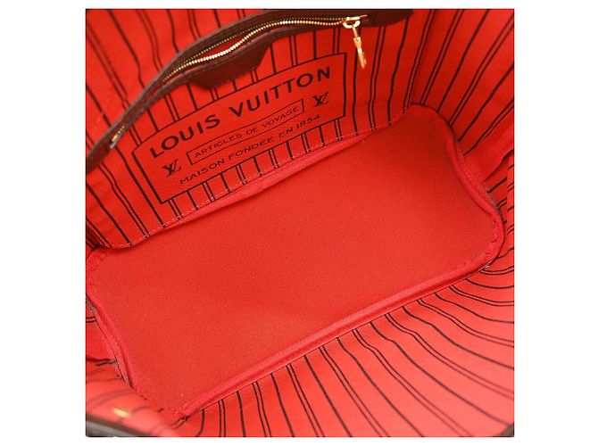 Tote Louis Vuitton Neverfull Damier PM Marrone - vista 6