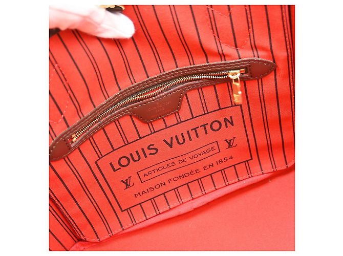 Tote Louis Vuitton Neverfull Damier PM Marrone - vista 7
