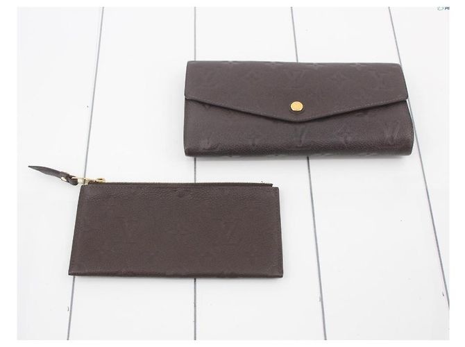 Louis Vuitton Sarah Wallet NM Monogram Empreinte Leather medium Brown - view 3