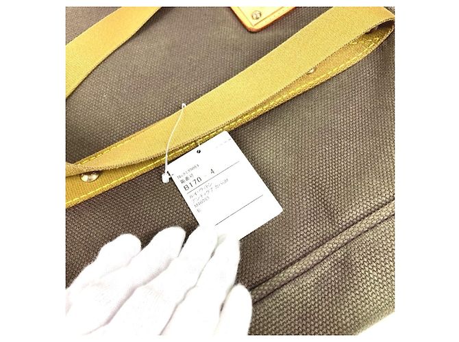 Borsa Tote Louis Vuitton Antigua Cabas GM Marrone - vista 9