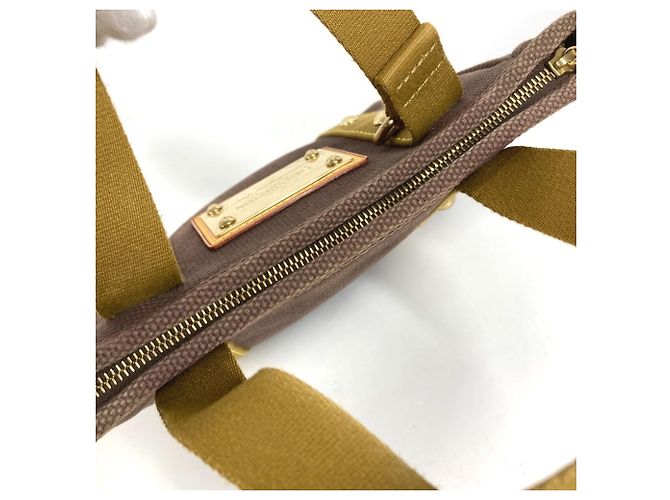 Borsa Tote Louis Vuitton Antigua Cabas PM Marrone - vista 11
