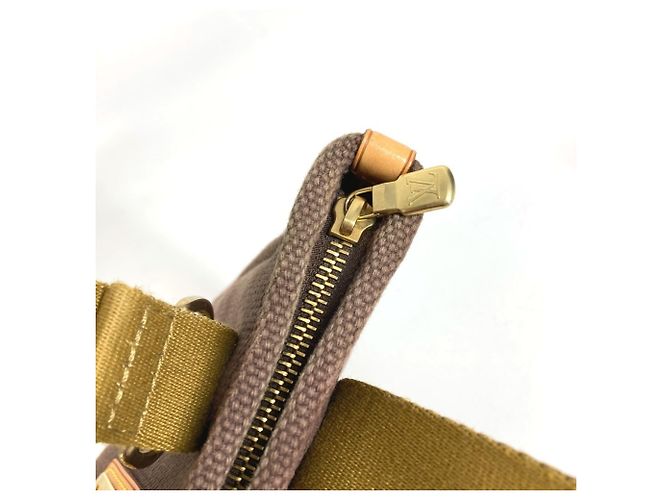 Borsa Tote Louis Vuitton Antigua Cabas PM Marrone - vista 12