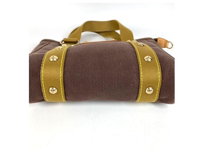 Borsa Tote Louis Vuitton Antigua Cabas PM Marrone - vista 5